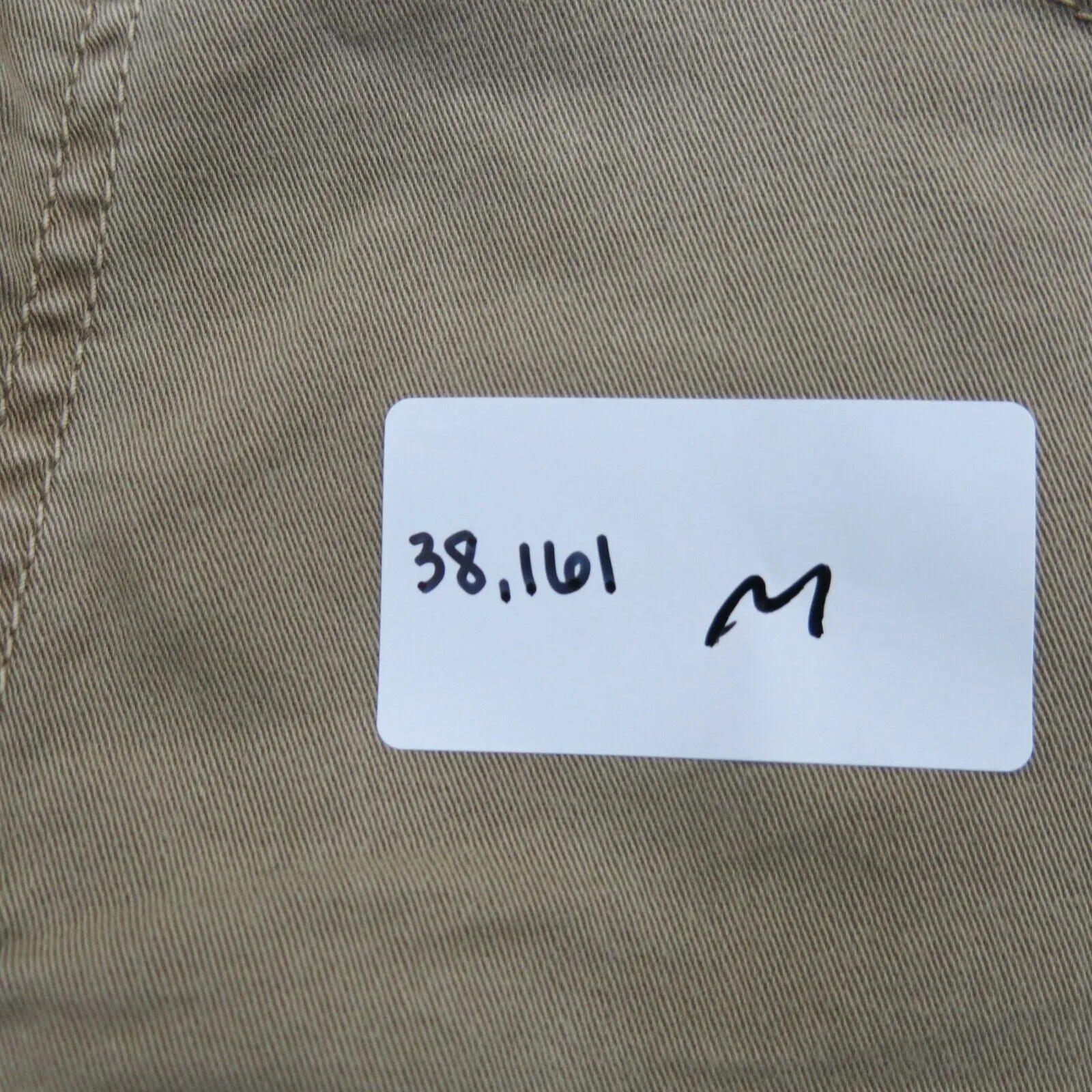 American Eagle Mens Straight Leg Jeans Mid Rise Cotton Beige Green Size W33XL34