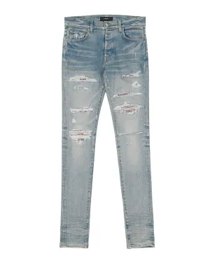 Amiri Crystal Thrasher Jeans Indigo