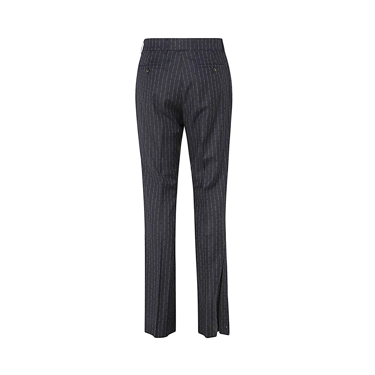 Amiri Logo Print Pinstriped Pants