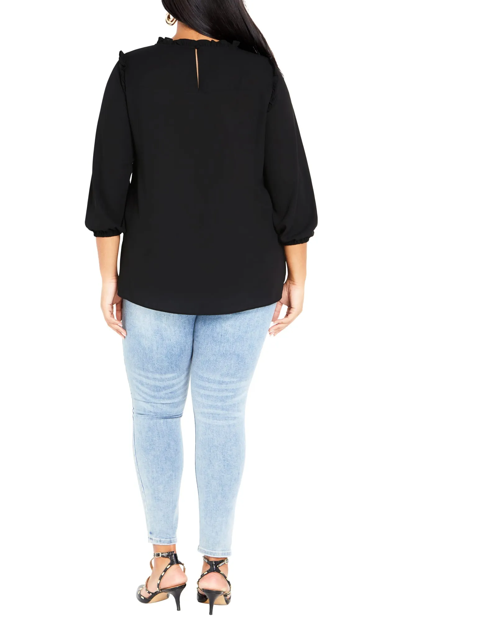 Angel Lace Top | Black
