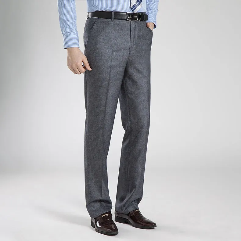 Angelo Ricci™ Business Thin Elegant Silk Trousers