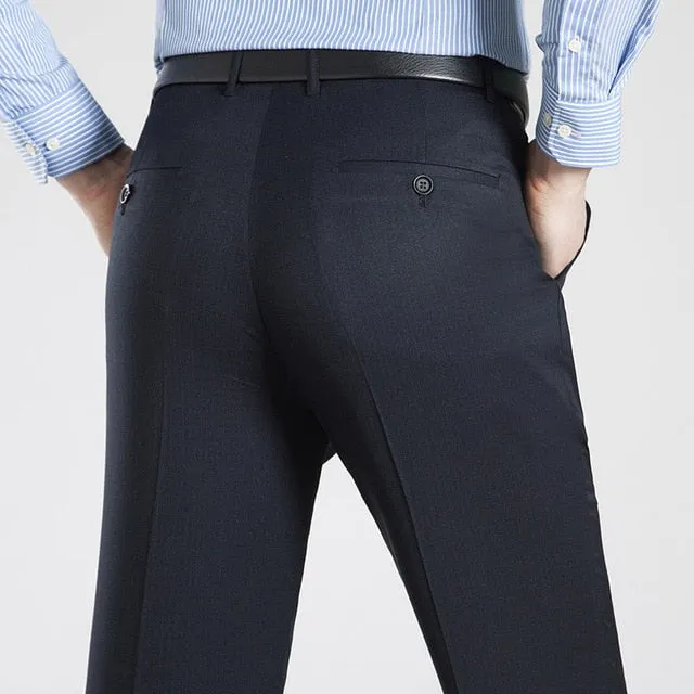 Angelo Ricci™ Business Thin Elegant Silk Trousers