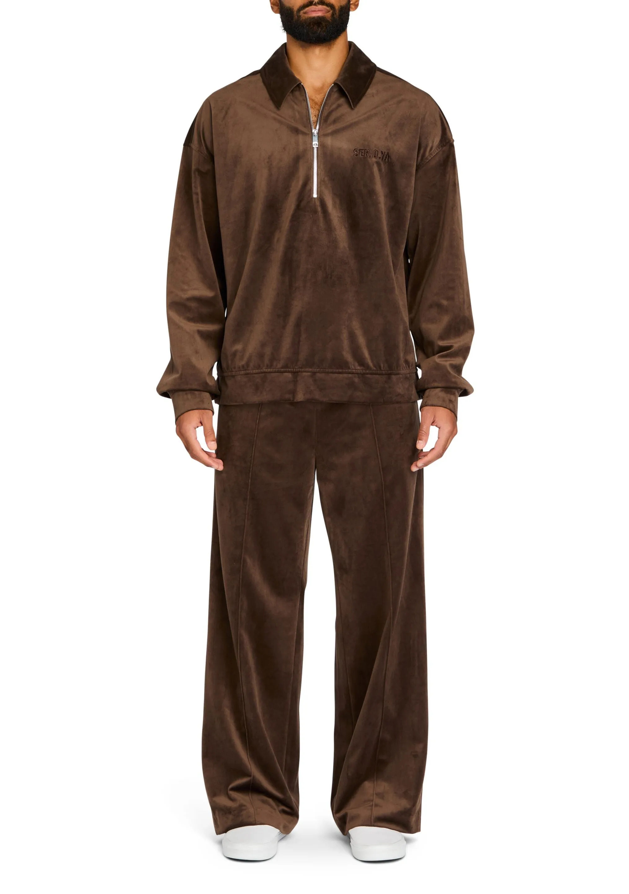 Anthony Velvet Baggy Trousers