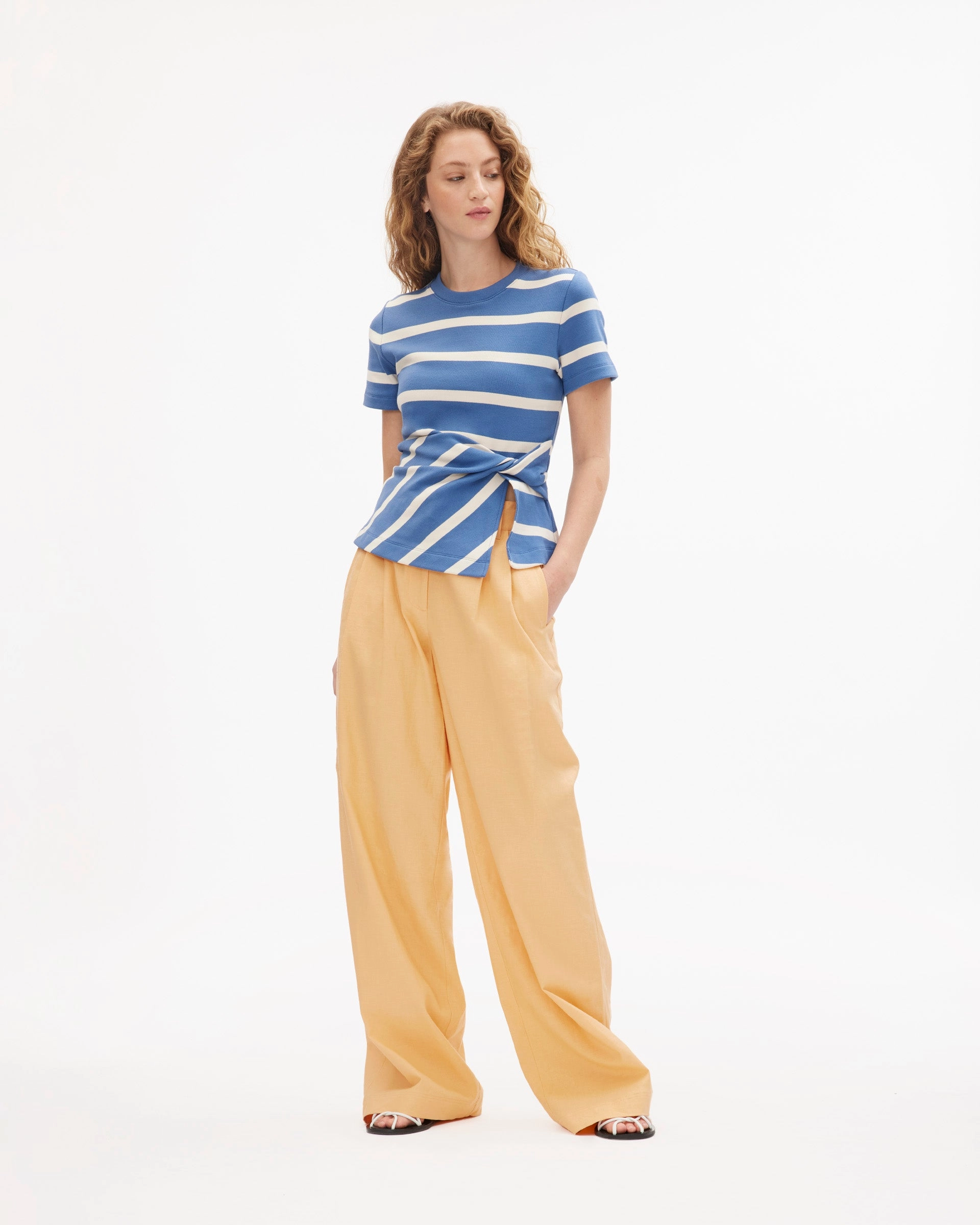 Short Sleeve Carlita Top Abrasion Resistant Fabric
