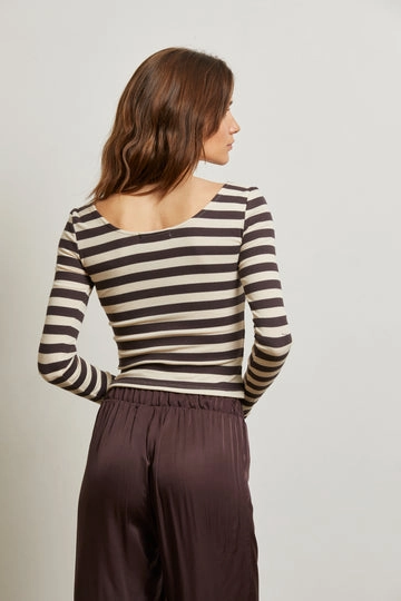 ANYA LUXE RIB LONG SLEEVE Flexible Knit Blend SoftBrushed