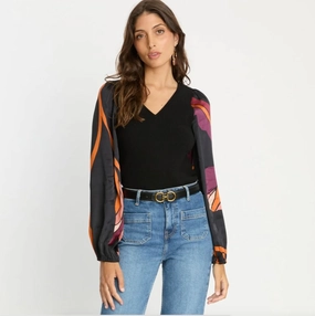 Arielle Top African Paradise Stretch Fit