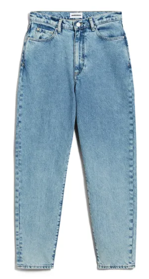 ARMEDANGELS Mairaa mom fit high waist fresh blue women
