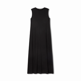 Audree Sleeveless Rib Dress [Final Sale] Silky texture Weekend Casual