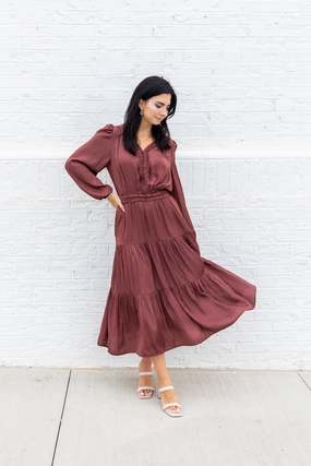 AVA MAXI DRESS Modern Appearance Work Option