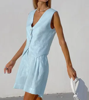Ayessa™ | Tailored Vest & Shorts Set