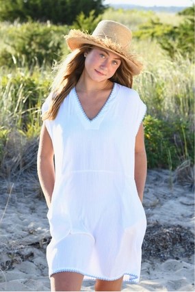 Azure Dress / White Pink Glow Earthy Hue