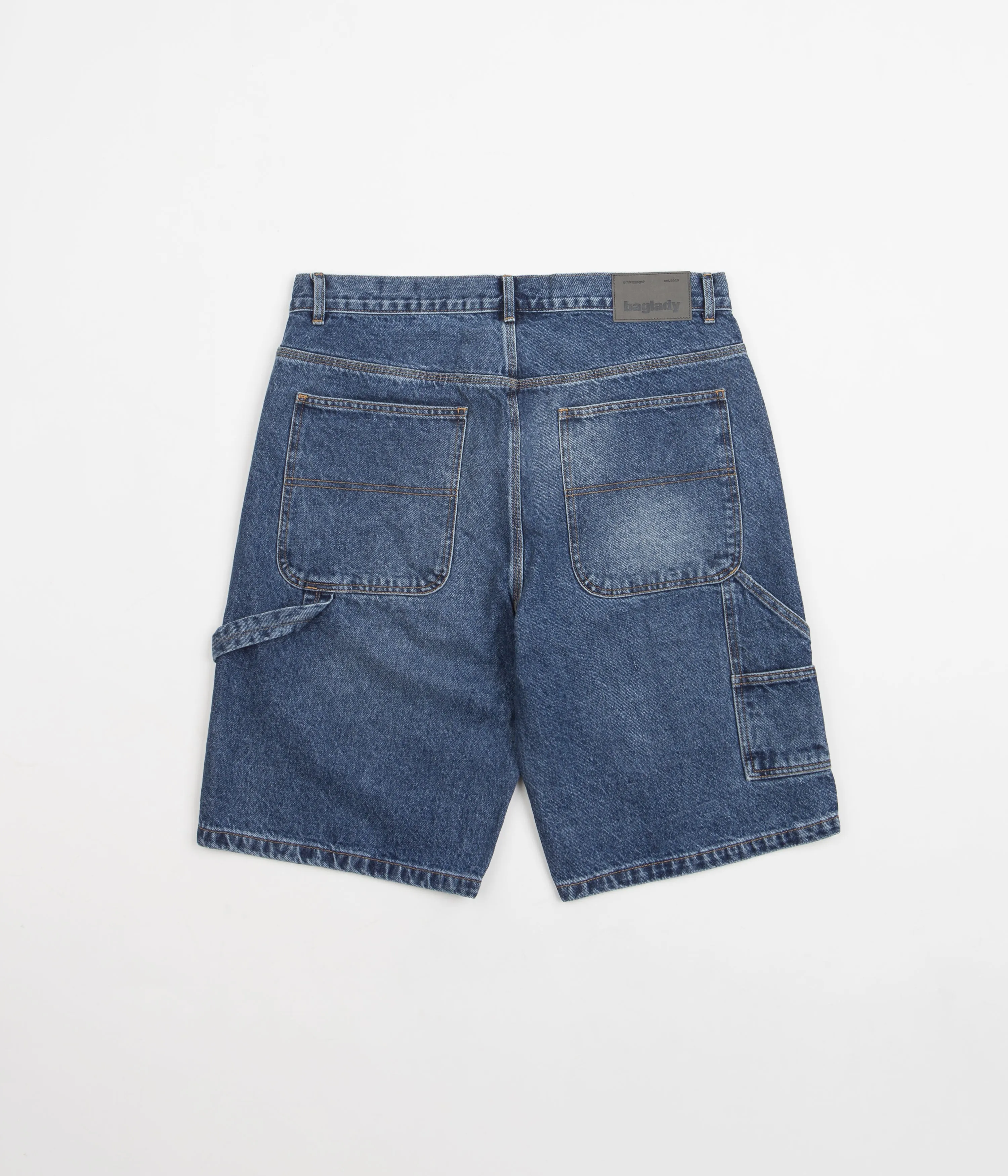 Baglady Jean Shorts - Light Blue
