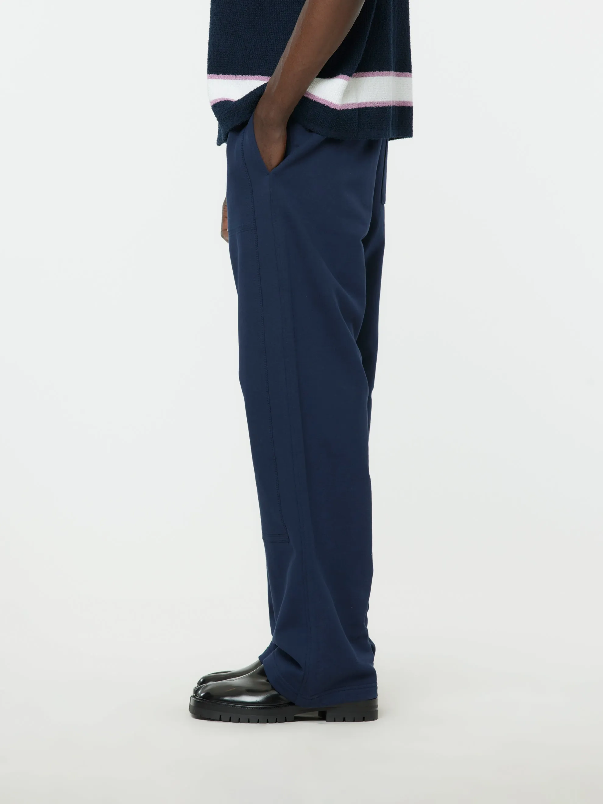 Banded Track Trousers (Blue Kyanite)