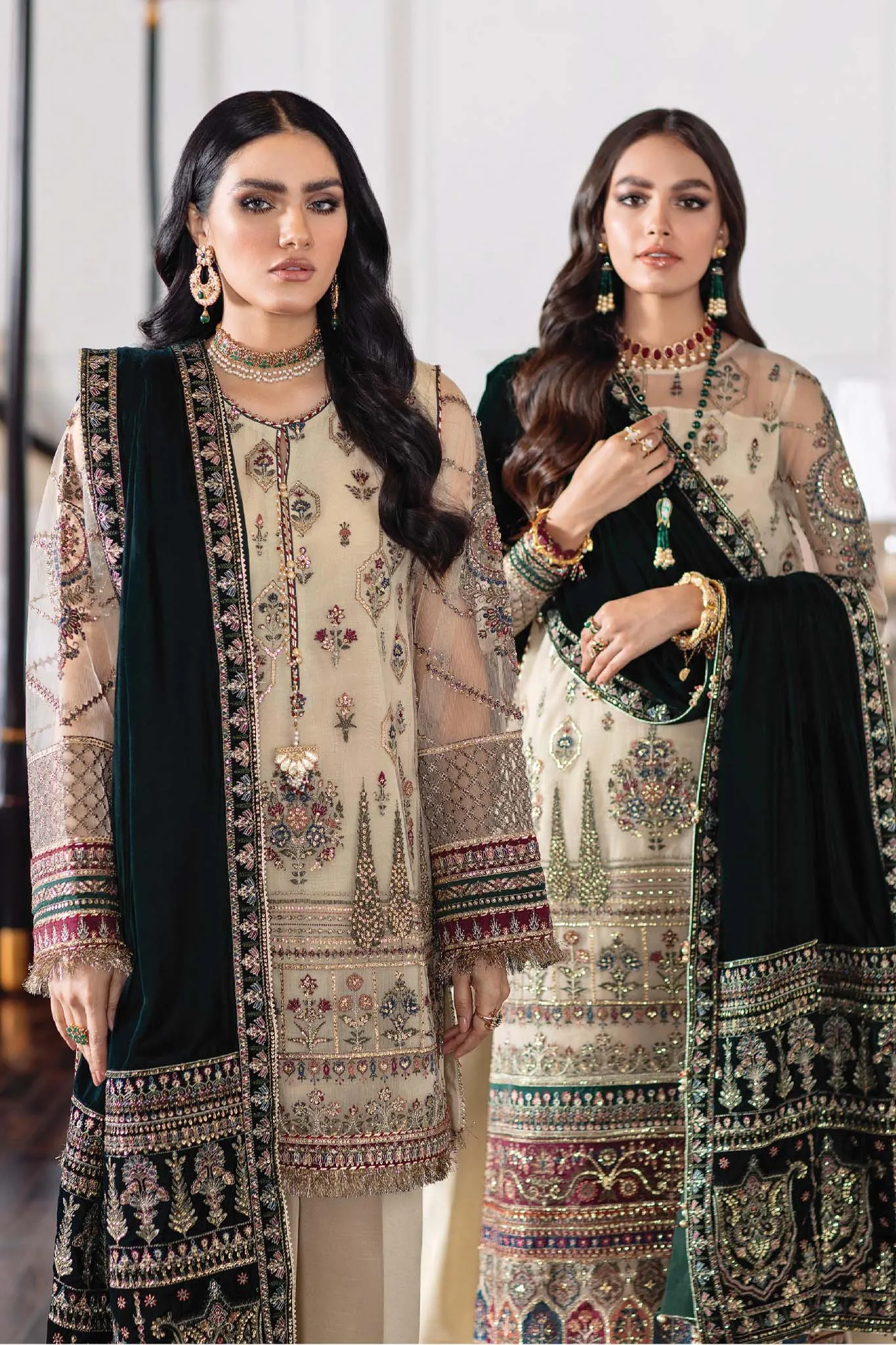 Baroque by Chantelle Unstitched 3 Piece Luxury Collection'2022-EC-01