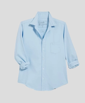 Barry Tailored Button Up Shirt Cloud HighStretch Quick Dry Feature