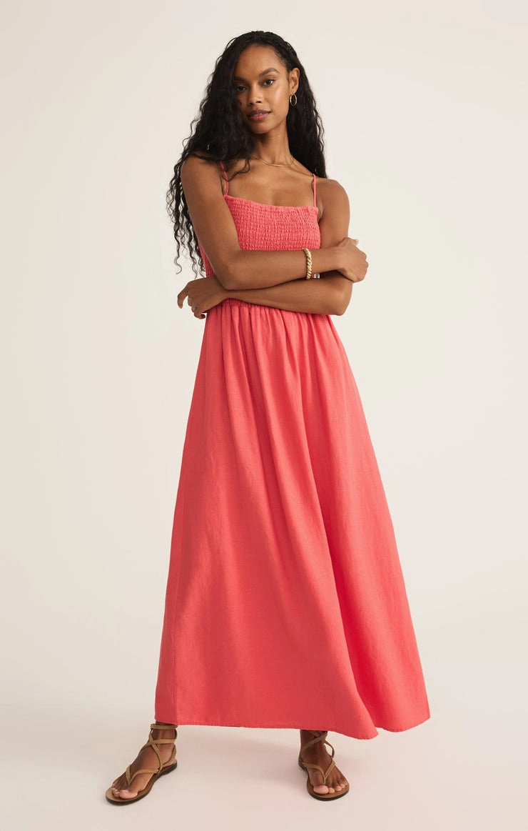 BAYSIDE LINEN MAXI DRESS Refined Presence