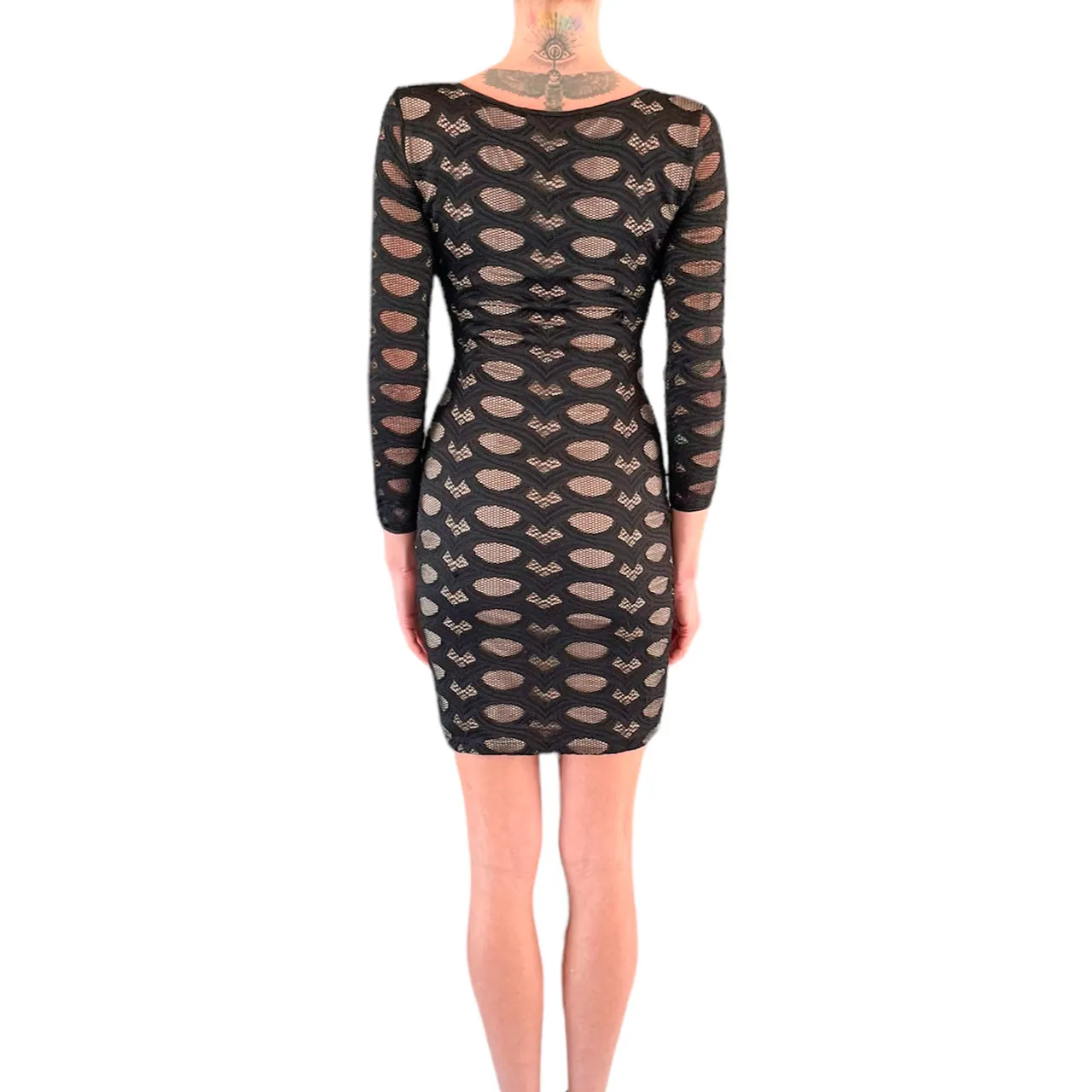 BCBGMAXAZRIA Black Lace Dress