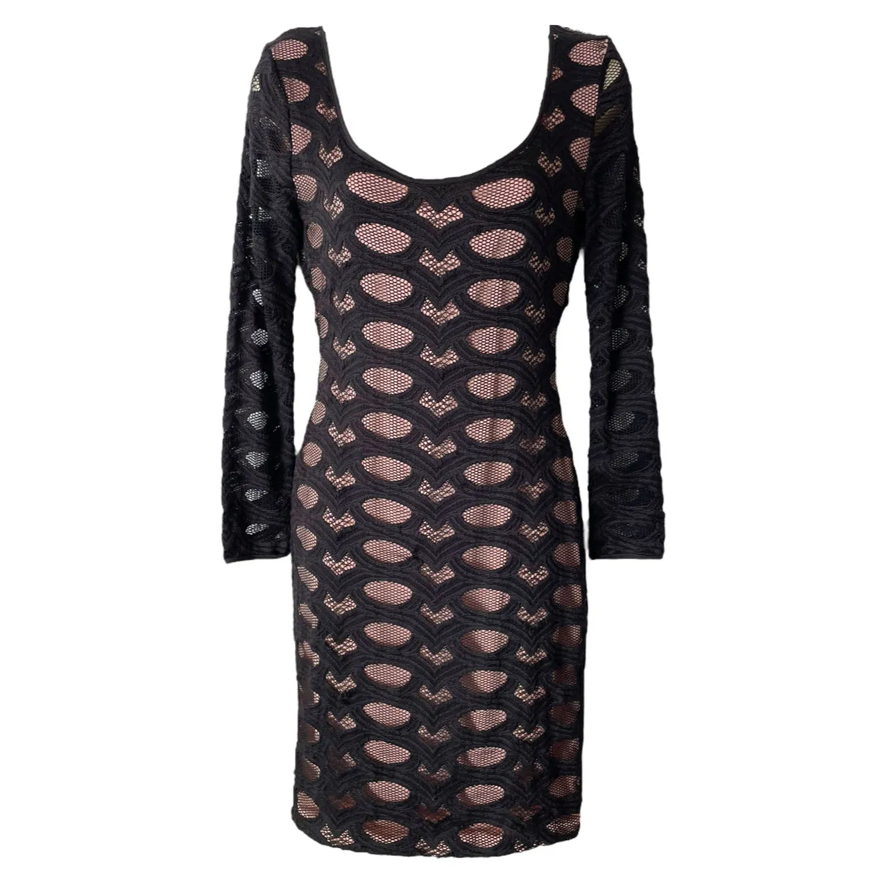 BCBGMAXAZRIA Black Lace Dress