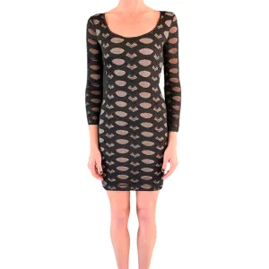BCBGMAXAZRIA Black Lace Dress