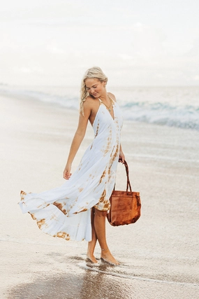 Beach Maxi Dress Midnight Mood Lace Ease