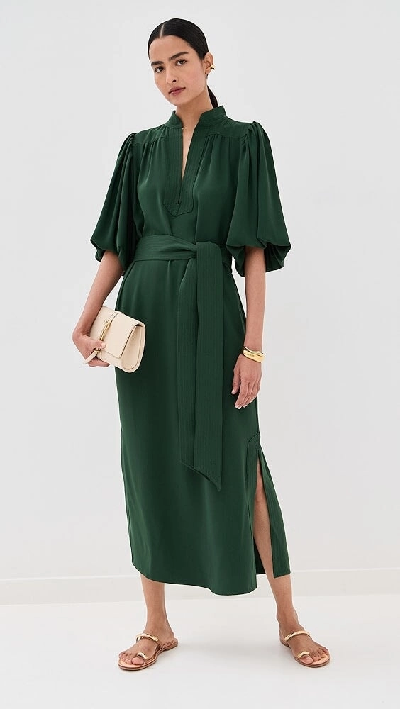 Dani Dress Alpine Green Functional Style