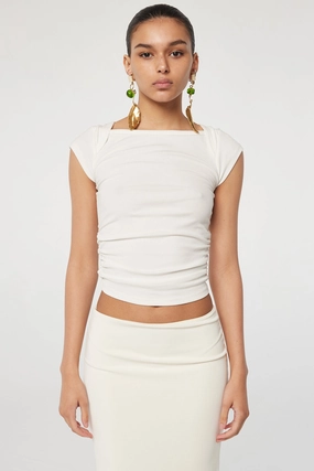 BECKS SHORT SLEEVE TOP Recycled Polyester Material Lightweight Material
