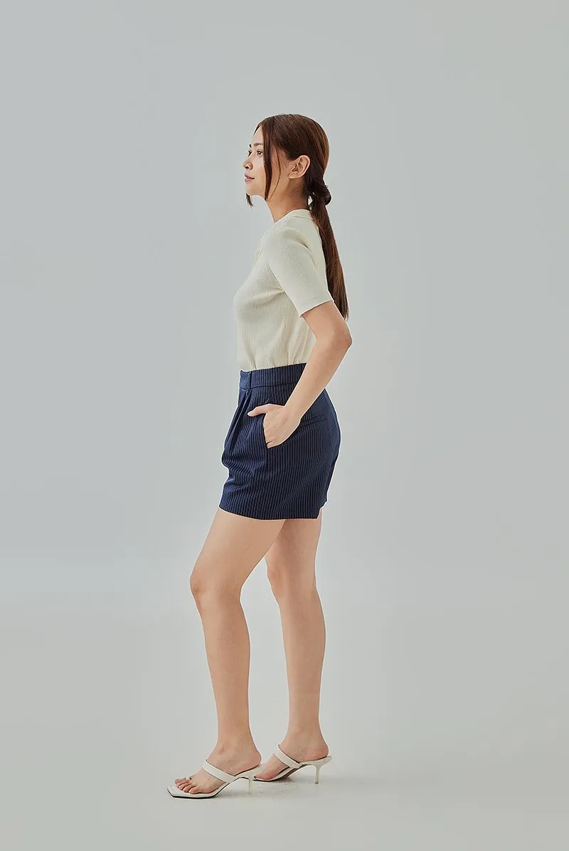 Bella Striped Tailored Shorts