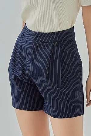 Bella Striped Tailored Shorts
