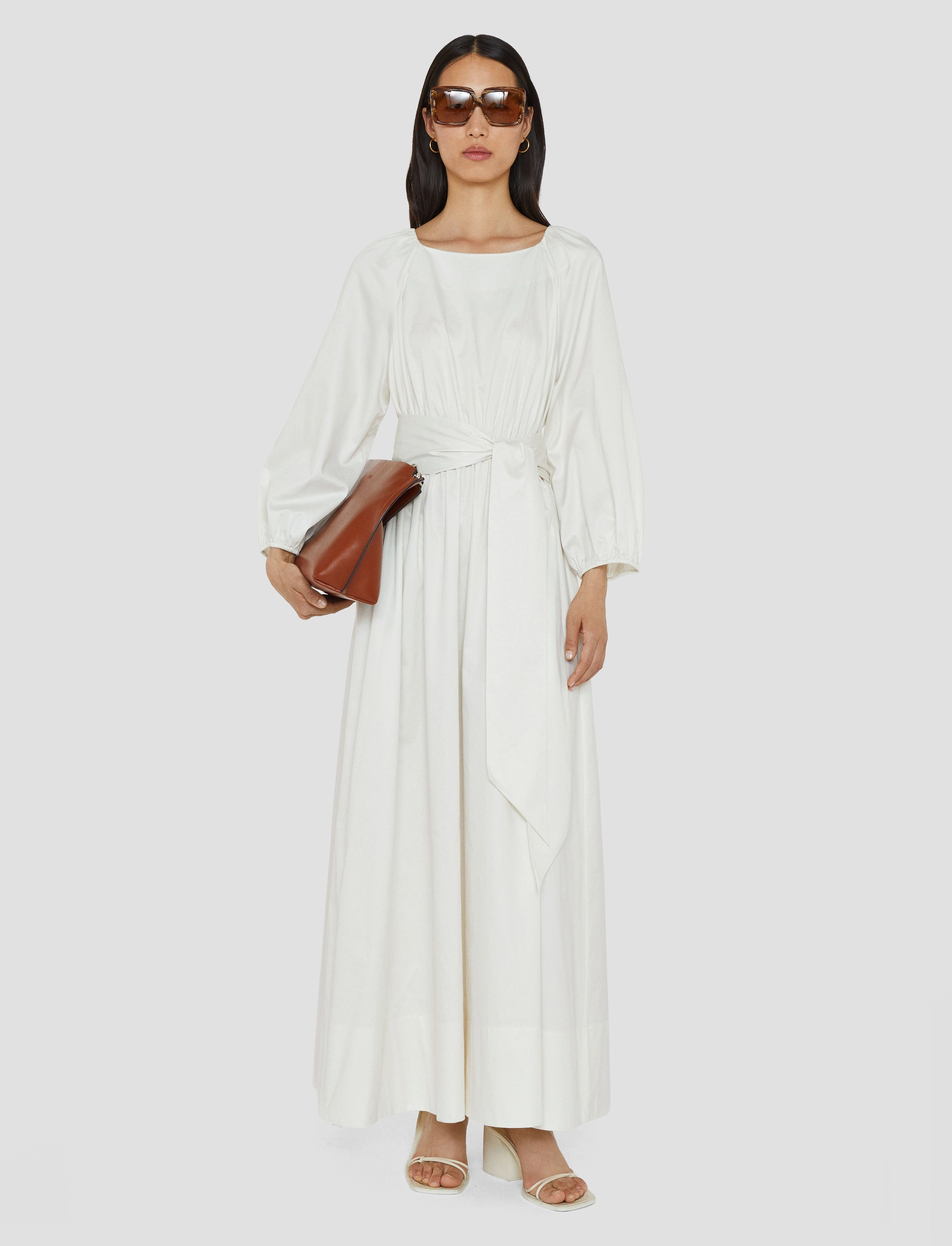 Feather Light Bellan Cotton Sateen Dress