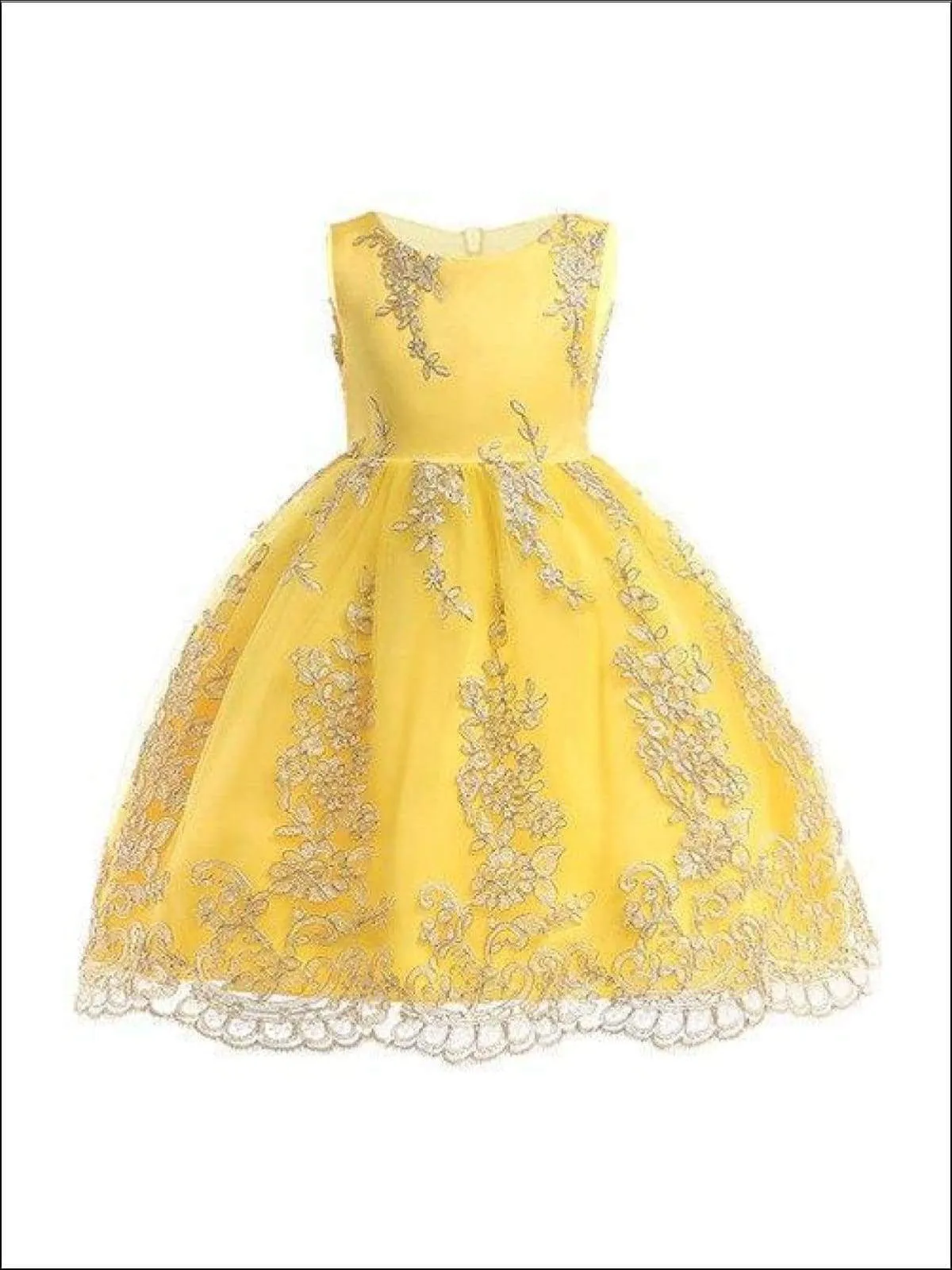 Belle Of The Ball Floral Lace Party Dress