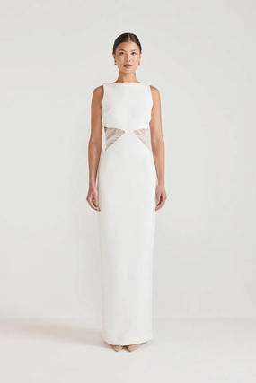 Smart Layering Trendy Tailoring Bellina Dress Ivory