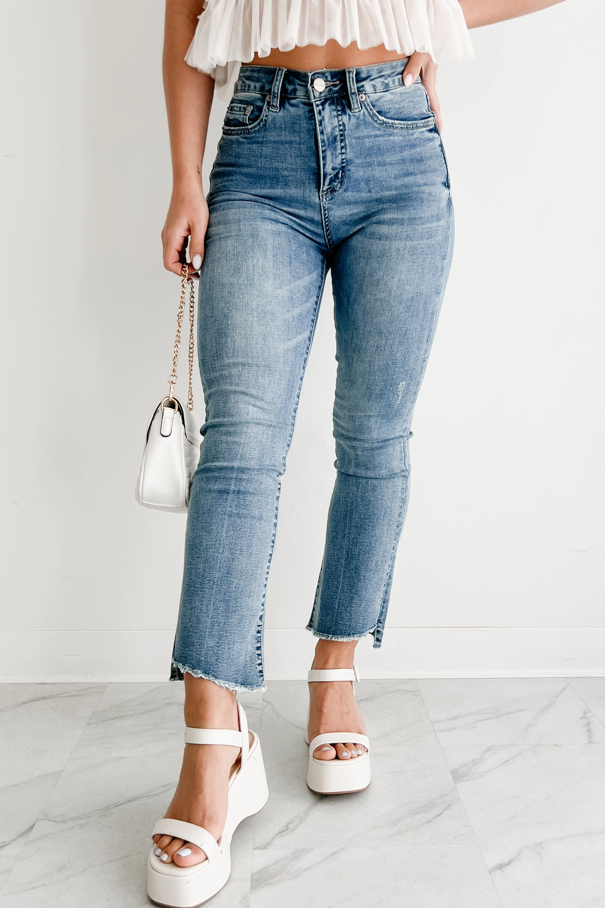 Benedict Bootcut Mica Denim Jeans (Medium) DurableReinforcedMaterial FadeResistantTreatment