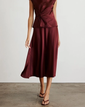 Beth Skirt Day-to-Day Wear Laser Cut Perforations