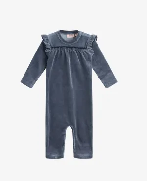 BETTYNNM BABY VELVET JUMPSUIT