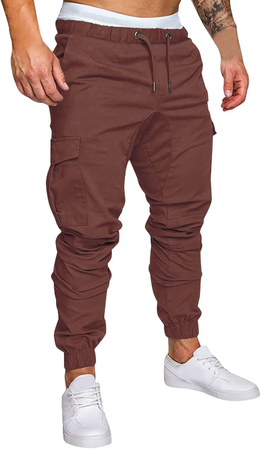 Big and Tall Cargo Pants for Men Sweatpants for Men Leg Workout Sweatpants Slim Fit Trousers Mens Sweatpants Athletic