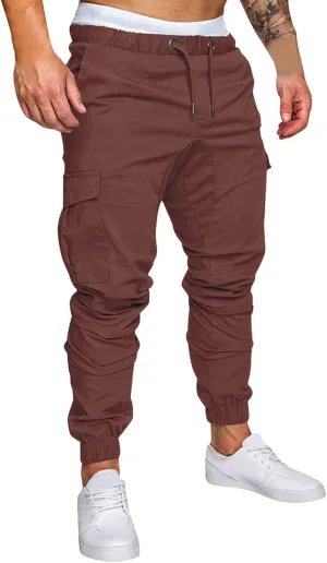 Big and Tall Cargo Pants for Men Sweatpants for Men Leg Workout Sweatpants Slim Fit Trousers Mens Sweatpants Athletic