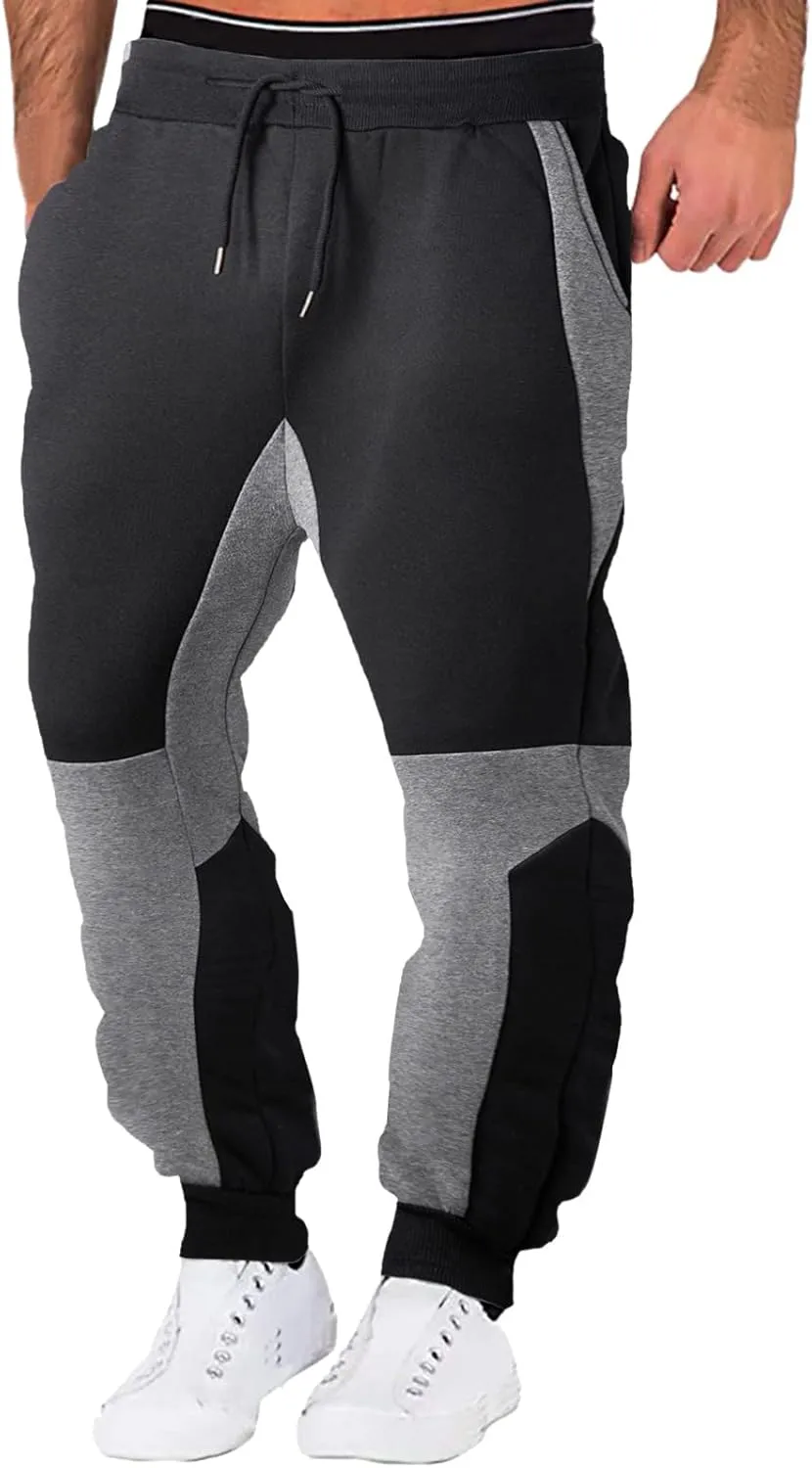 Big and Tall Sweatpants for Men Home Fitness Mens Joggers Casual Tracksuit Bottoms Slim Fit Jogging Sweatpants with
