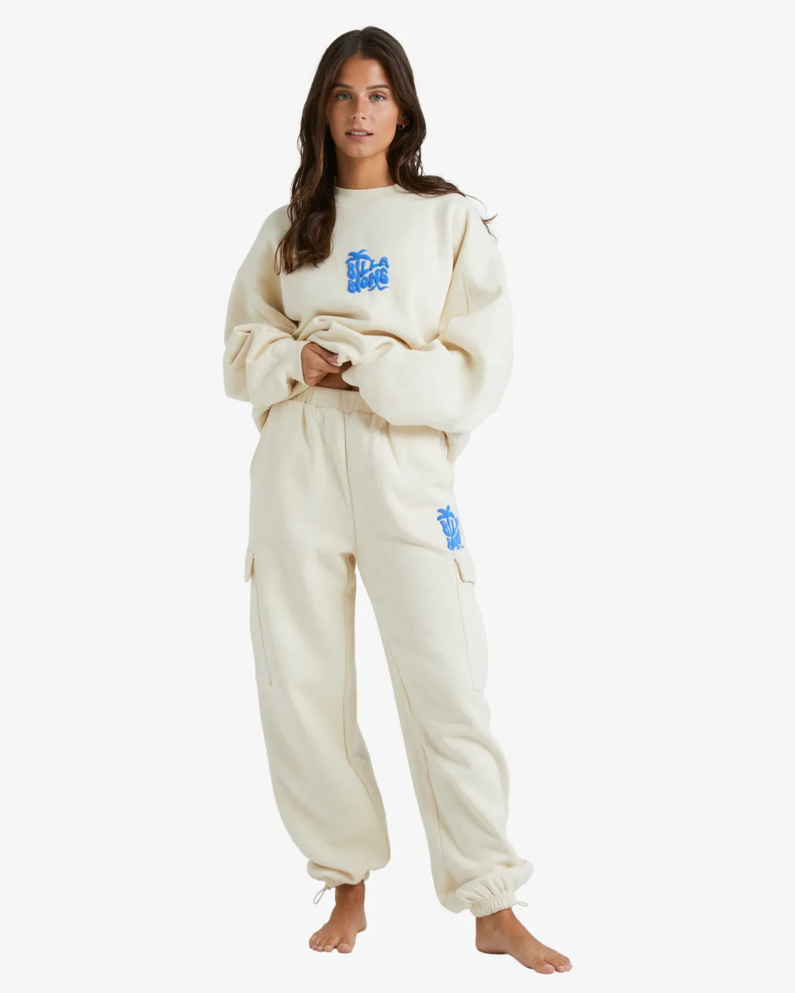 Billabong Palm Life Kendall Crew - Whitecap