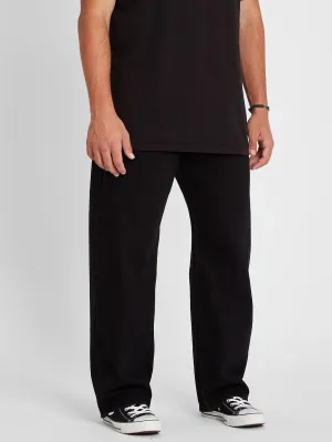 Billow Loose Tapered Fit Jeans - Black