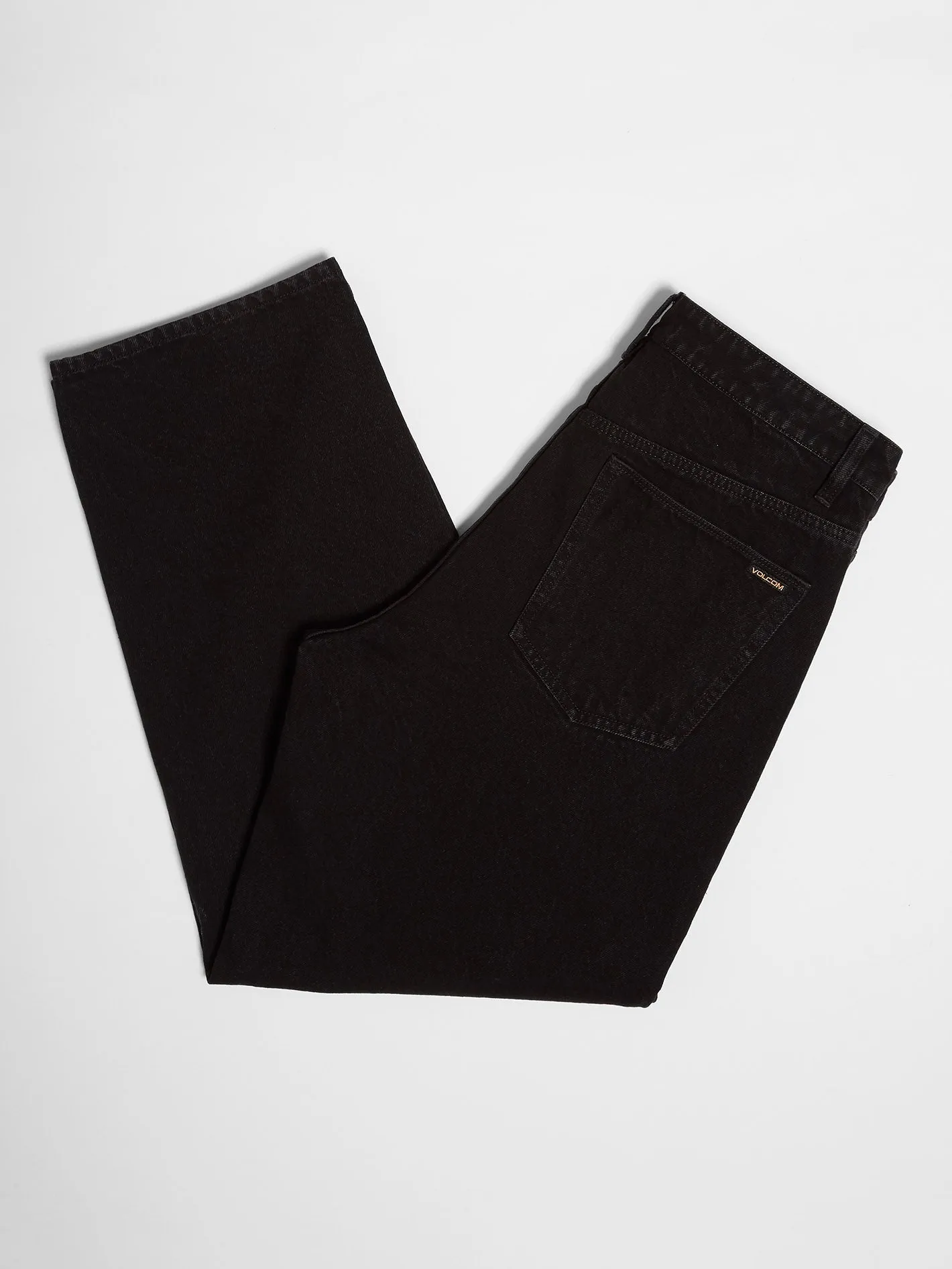 Billow Loose Tapered Fit Jeans - Black