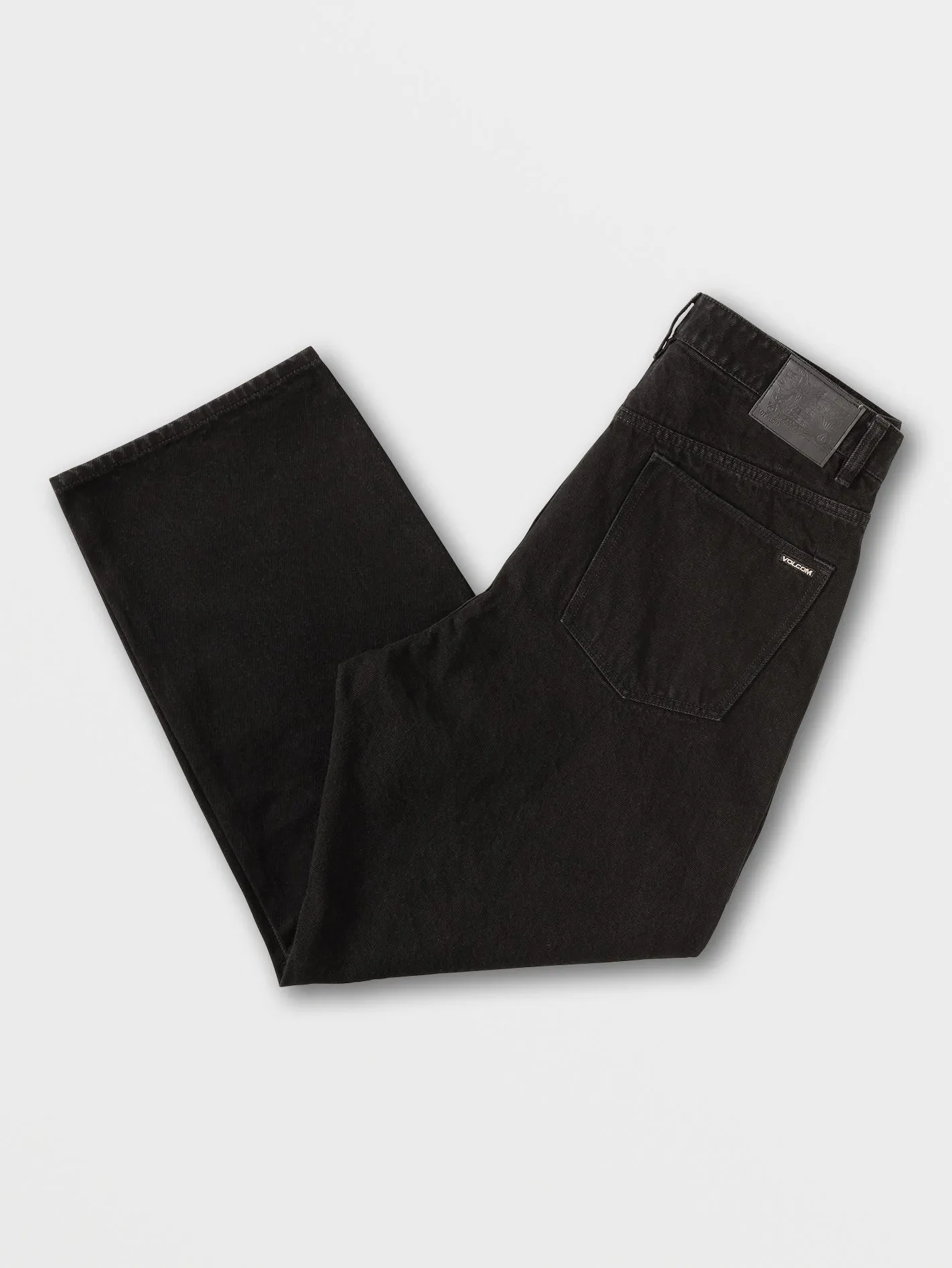 Billow Loose Tapered Fit Jeans - Black