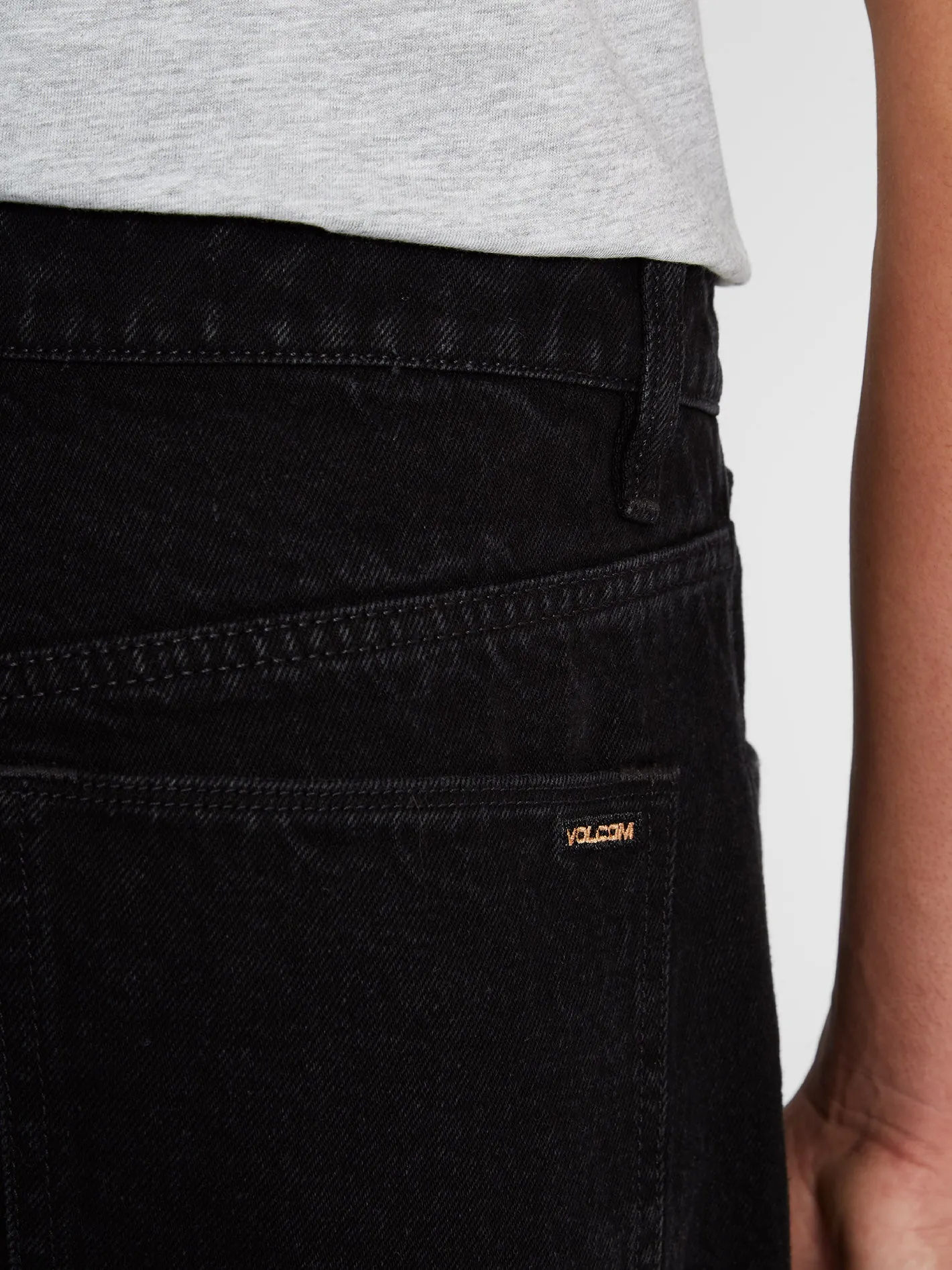 Billow Loose Tapered Fit Jeans - Black