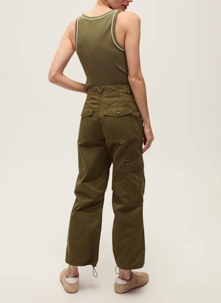 Birke Tank with Contrast Piping Stone Army SlipResistant Printed T-shirt