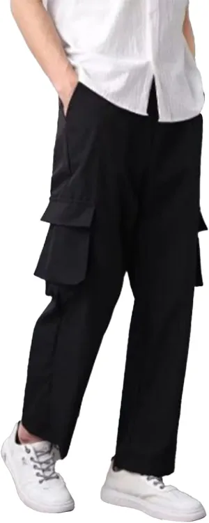 Black Cargo Pants Men Work Slacks for Men Black Jeans for Men Ripped Work Pants for Men Cargo Jeans for Men Relaxed Fit Men's Pants Relaxed Fit Mens Stretch Fit Chino Pants