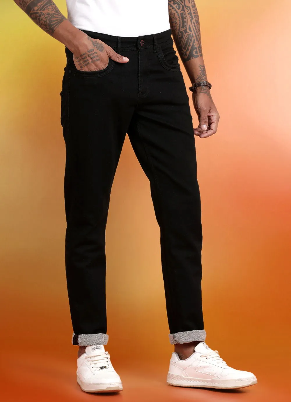 Black Rinse Washed