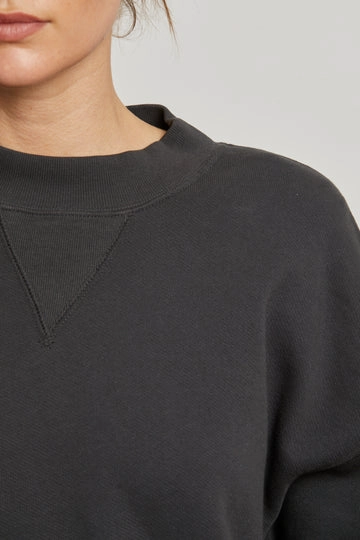BLAKE FRENCH TERRY CREW NECK Convertible Style Ventilation Panel