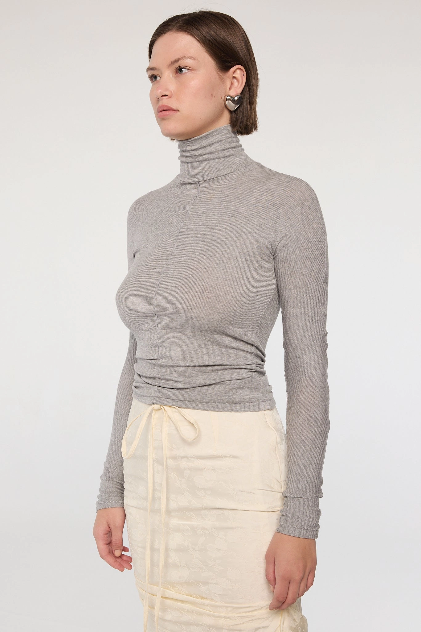 Breathable mesh panel SweatAbsorbent BLIXA TURTLENECK TOP
