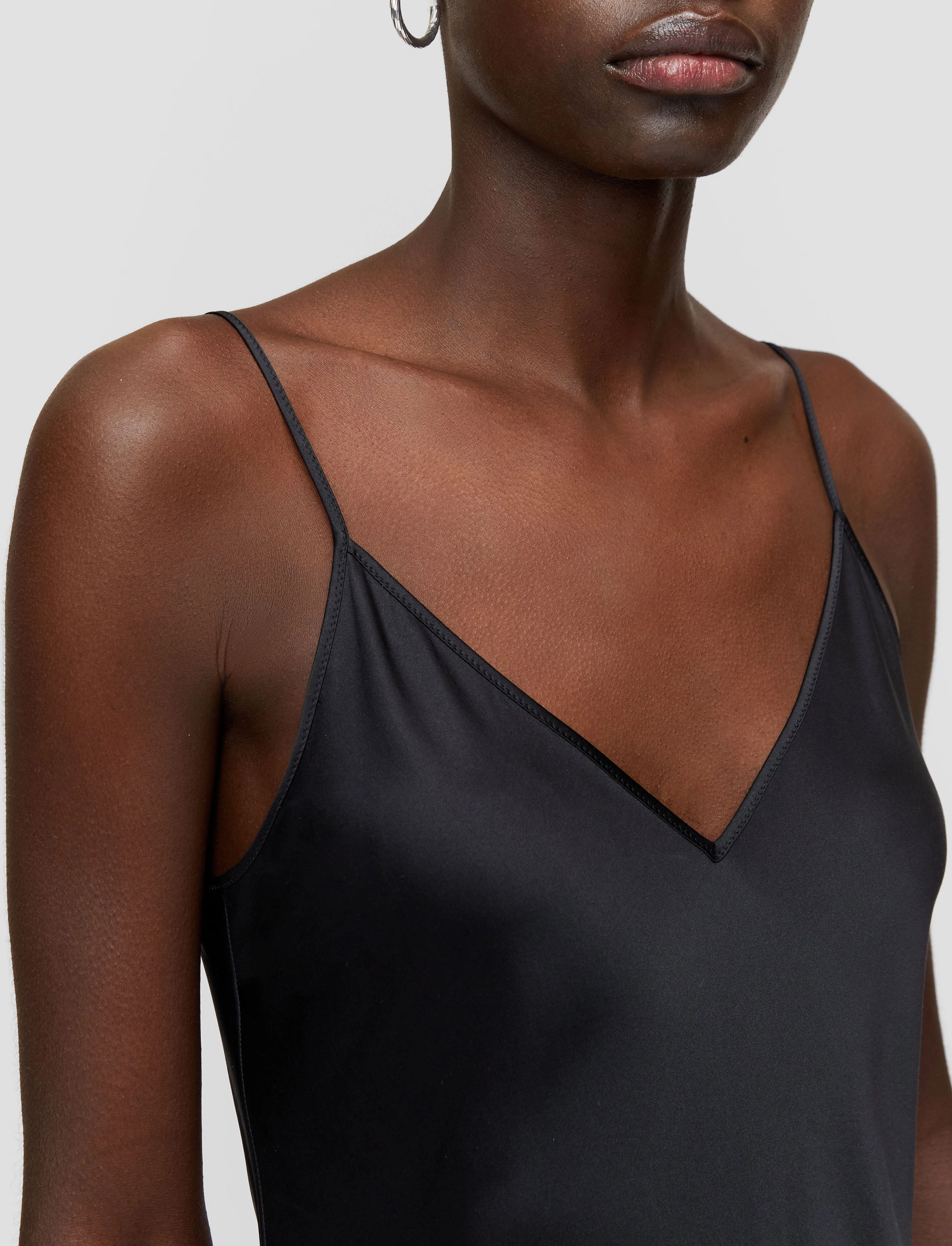Silk Satin Clea Dress Subtle Finish