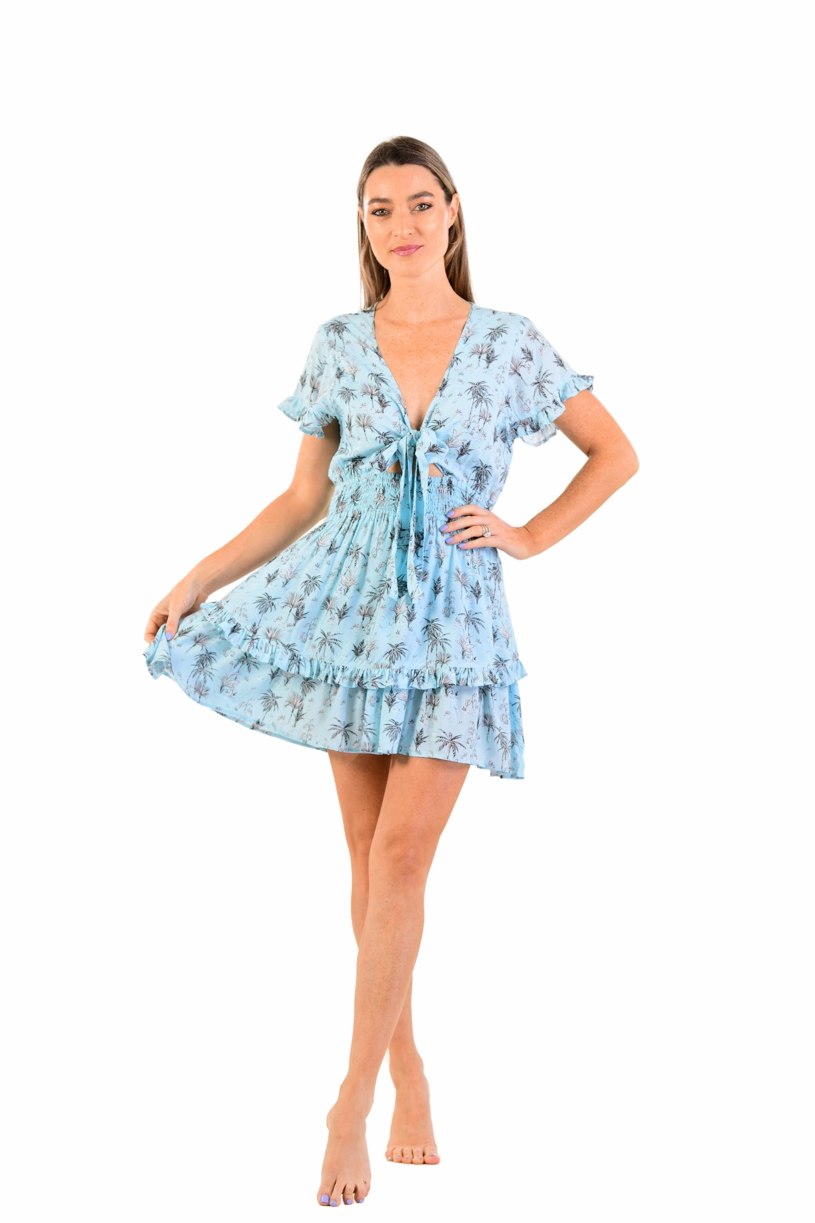Work or Casual Sarah Dress / Blue Jungle