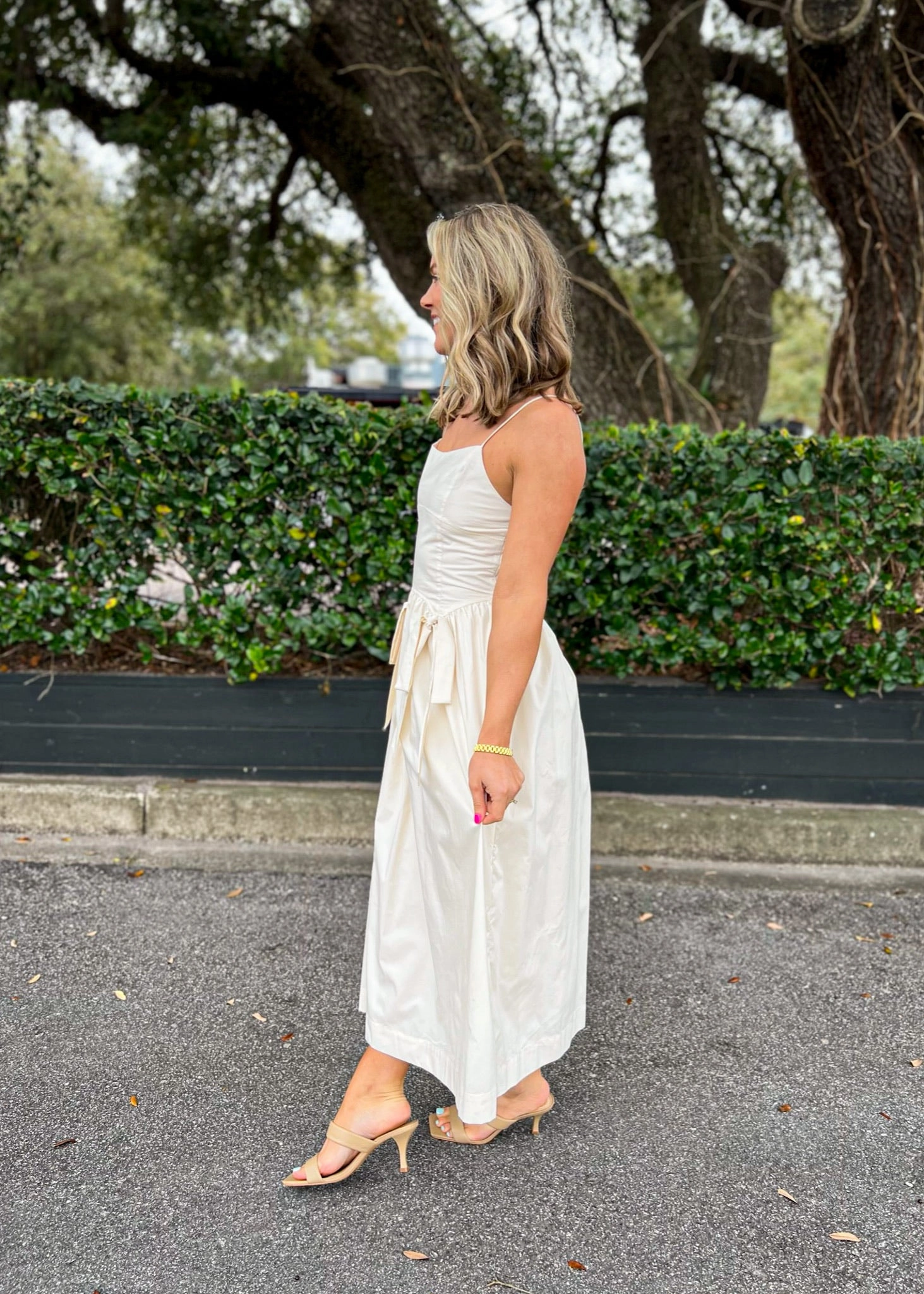 MADDIE DROP WAIST MIDI DRESS Cozy Balance